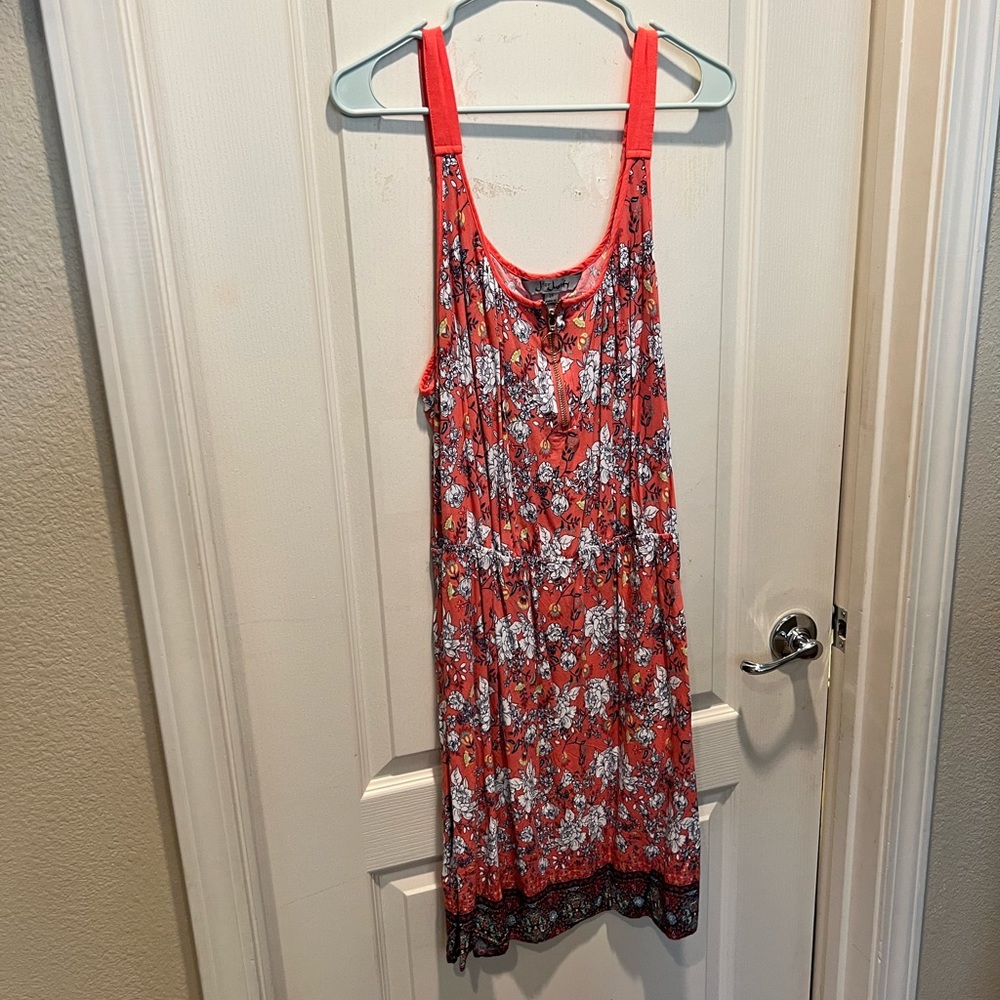 Floral Knee Length Dress 3xl